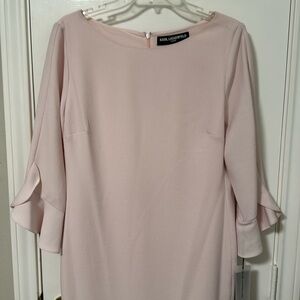 Karl Lagerfield Paris Light Pink Chiffon dress